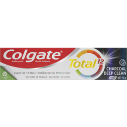 Photo of Colgate Total Deep Clean Charcoal Toothpaste 115g