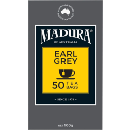Photo of Madura Earl Grey Tea Bags 50 Pack