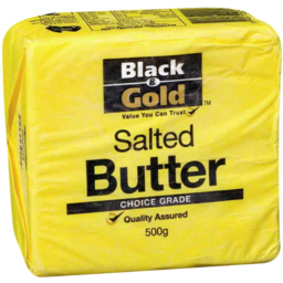 Photo of Black & Gold Salted Butter 500g