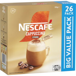 Photo of Nescafe Strong Cappuccino Coffee Sachets 26 Pack
