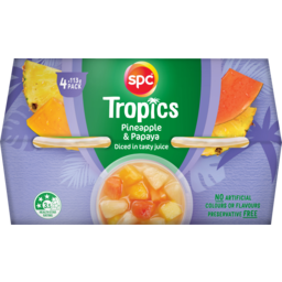 Photo of Spc Tropics Diced Tropical Fruit Salad In Juice 4 Pack 113g
