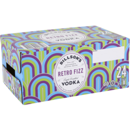 Photo of Billson's Vodka Rainbow Sherbet Can 355ml 24pk
