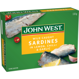 Photo of John West Sardines Infused With Lemon Chilli And Garlic 110g