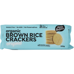 Photo of Honest To Goodness - Brown Rice Crackers Original 100g