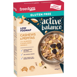 Photo of Freedom Foods Active Balance Cashews & Pepitas With Almonds & Sunflower Kernels Gluten Free 400g