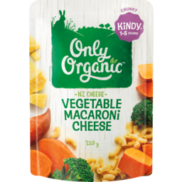 Photo of Only Organic Vegetable Macaroni Cheese Pasta Kindy 1-5 Years