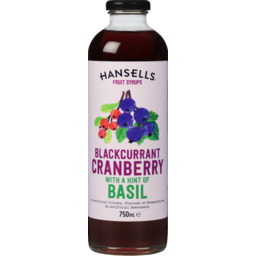 Photo of Hansells Blackcurrant, Cranberry & Basil Cordial