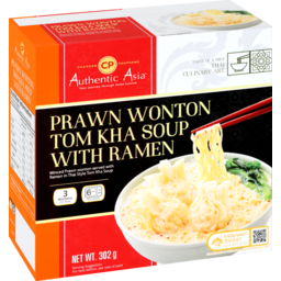 Photo of Authentic Asia Prawn Wonton Tom Kha Soup With Ramen 302g
