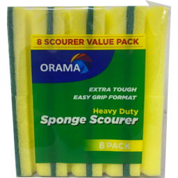 Photo of Orama Heavy Duty Sponge Scourer 8 Pack