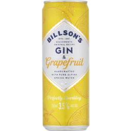 Photo of Billson's Gin With Grapefruit 355ml 355ml
