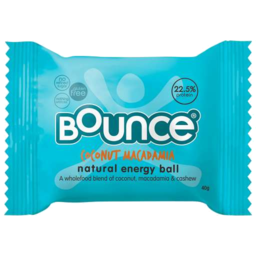 Photo of Natural High Bounce Natural Energy Ball Coconut & Macadamia Protein Bliss 40gm