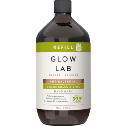Photo of Glow Lab Hand Wash Refill Antibacterial Lemongrass & Lime