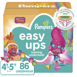 Photo of Diaper Pampers E/Ups 4t5t Girl