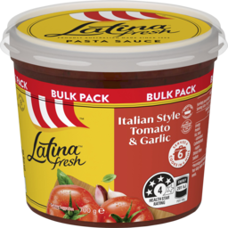 Photo of Latina Fresh Italian Tomato With Onion & Garlic Pasta Sauce 700g