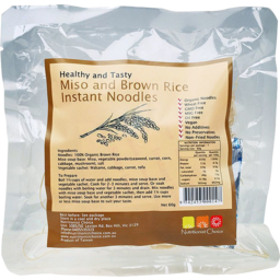 Photo of Nutritionist Choice Noodles - Brown Rice (Instant) - Miso