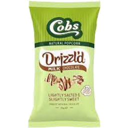 Photo of Cobs Gluten Free Drizzld Milk Chocoalte Lightly Salted & Slighty Sweet Popcorn