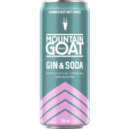 Photo of Mountain Goat Gin & Soda Can 250ml