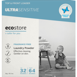 Photo of Ecostore Laundry Powder Ultra Sensitive 1kg