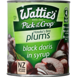 Photo of Wattie's Black Doris Plums In Syrup