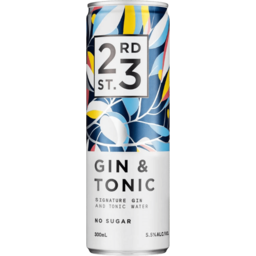 Photo of 23rd St Gin & Tonic 5%