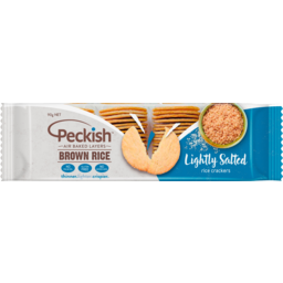Photo of Peckish Brown Rice Lightly Salted Rice Crackers