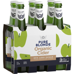 Photo of Pure Blonde Organic Cider 355ml 6 Pack
