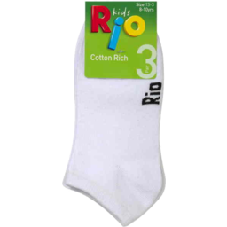 Photo of Rio Socks Kids Trainer Size 13+ 3pk