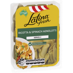 Photo of Latina Fresh Agnolotti Ricotta & Spinach 375g