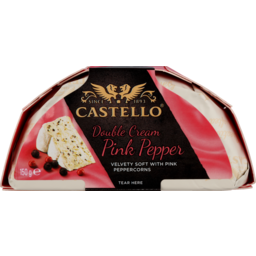 Photo of Castello Cheese Pink Pepper Double Brie 150g