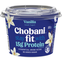 Photo of Chobani Fit High Protein Greek Yogurt Vanilla 680g 680g