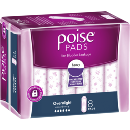 Photo of Poise Pads Overnight 8 Pack 