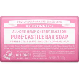 Photo of DR BRONNERS Cherry Blossom Castile Soap Bar