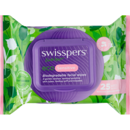 Photo of Swisspers Eco Wipes Sensitive 25 Pack 