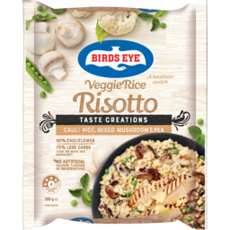 Photo of Birds Eye Taste Creations Veggie Rice Risotto Cauli Rice, Mixed Mushroom & Pea 500g