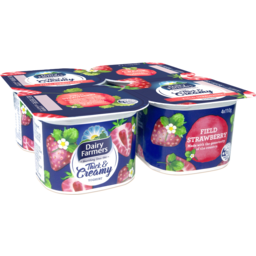 Photo of Dairy Farmers Thick & Creamy Strawberry Multipack Yoghurt 4x110g