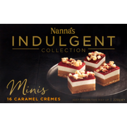 Photo of Nanna's Indulgent Collection Mini's 16 Caramel Cremes 228g 228g