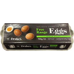 Photo of Drakes Free Range Eggs Extra Large 12 Pack 700g
