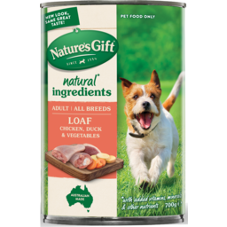 Photo of Natures Gift Natural Chicken Duck & Vegetables Loaf Style Dog Food