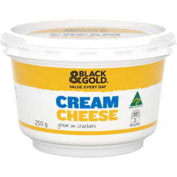 Photo of Black & Gold Cream Cheese