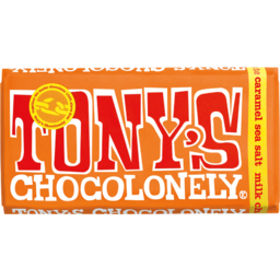 Photo of Tony's Chocolonely Milk Caramel Sea Salt 180gm