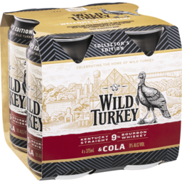 Photo of Wild Turkey Heritage Bourbon & Cola Can