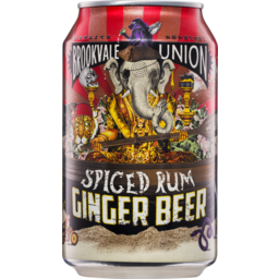 Photo of Brookvale Union Spiced Rum Ginger Beer 4.0% 330ml Can 330ml