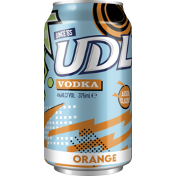 Photo of UDL Vodka Orange Can 4% 375ml
