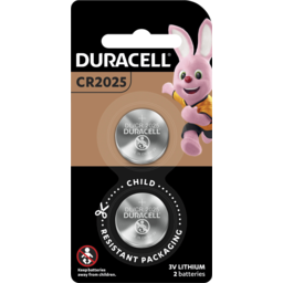 Photo of Duracell Lithium Batteries Cr2025 2 Pack 