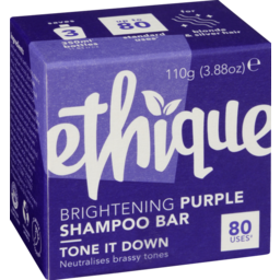 Photo of EHTIQUE Ethique Shampoo Bar Brightening Purple 110g