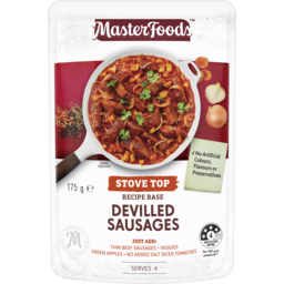 Photo of Masterfoods Devilled Sausages Recipe Base Stove Top Pouch 175 G