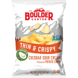 Photo of Boulder Chips Thin Avocado Oil Cheddar 149g