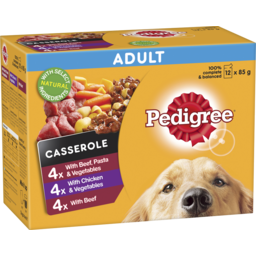 Photo of Pedigree Adult Wet Dog Food Casserole Favourites Pouches