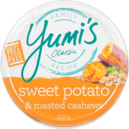 Photo of Yumis Dairy & Gluten Free Classic Sweet Potato & Roasted Cashews Dip 200g