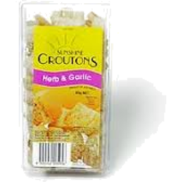 Photo of Sunshine Croutons Herb/Garlic 60gm